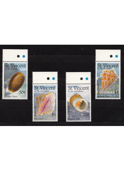 ST. VINCENT 1993 francobolli serie completa nuova Yvert e Tellier 1971/4
